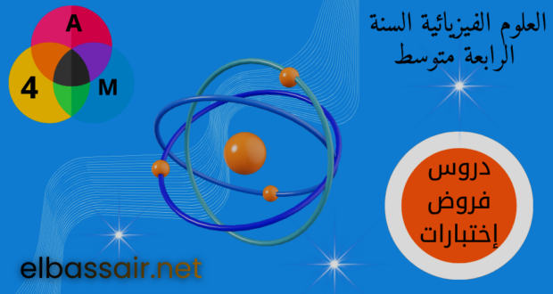 فروض إختبارات الثلاثي الأول مادة العلوم الفيزيائية والتكنولوجيةالسنة الرابعة متوسط 02. 2026/2025